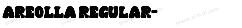 Areolla Regular字体转换